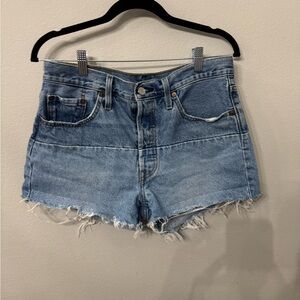 Levi’s pieced High-Waisted Women's denim Shorts